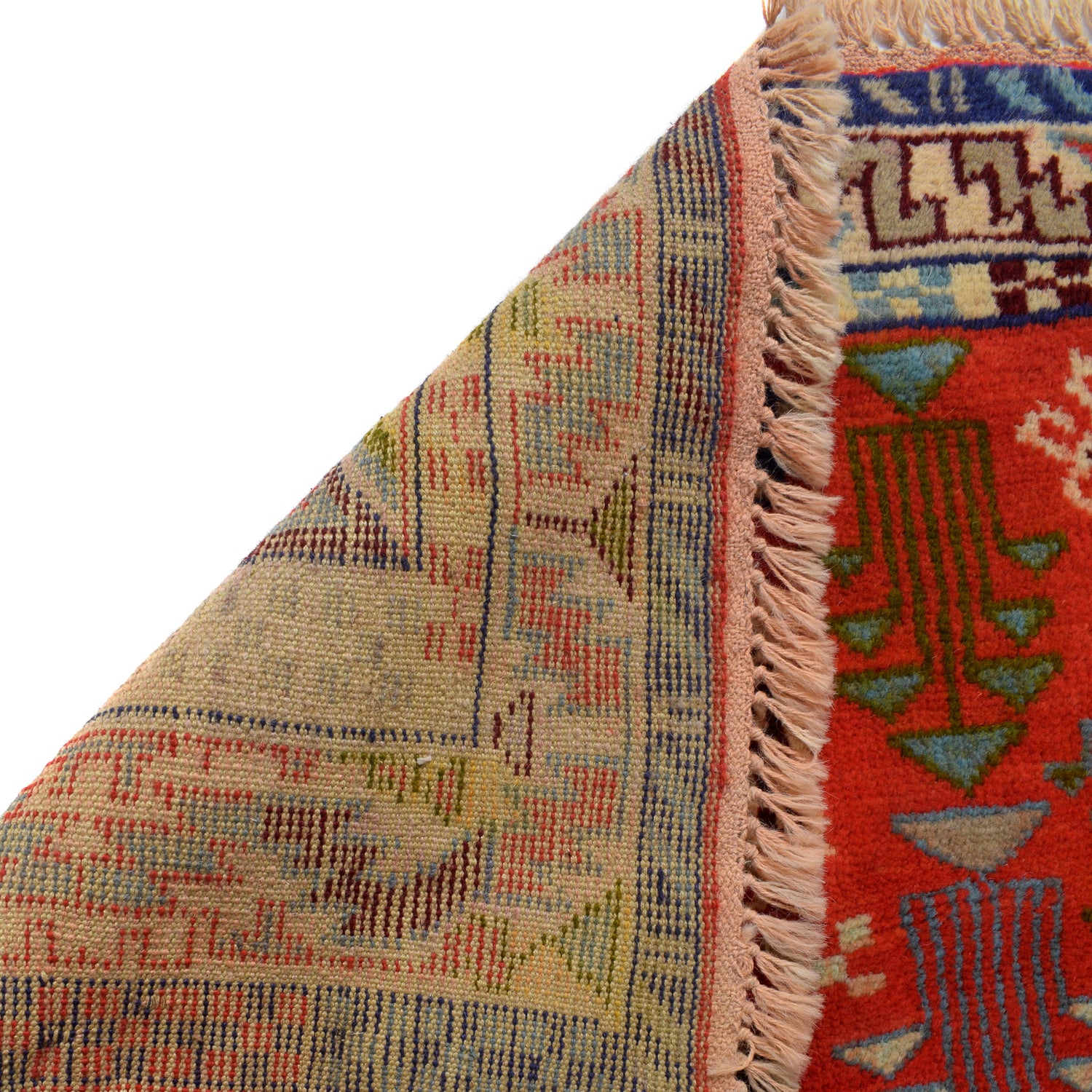 Hand Knotted Kohistani Carpet 5' 5" x 7' 7" ft / 166 x 230 cm - No. R25333