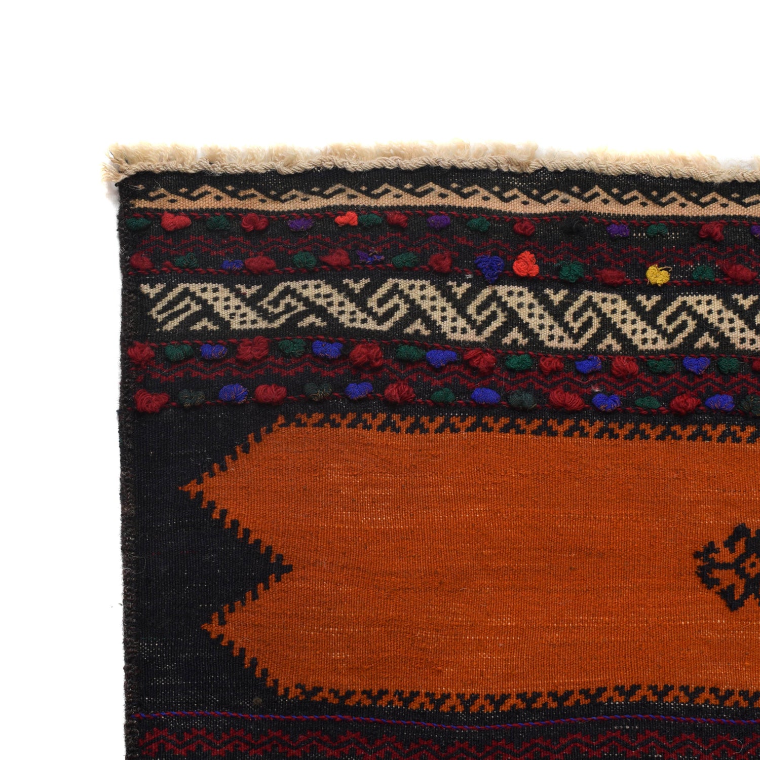 Handmade Table Sheet Kilim Runner 2' 1" x 5' 10" ft / 64 x 177 cm - No. R25338