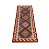 Hand Knotted Flatweave Kilim Runner 1' 10" x 5' 0" ft / 56 x152 cm - No. R26045