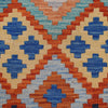 Hand Knotted Flatweave Kilim Runner 2' 1" x 9' 7" ft / 63 x292 cm - No. R26083