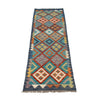 Hand Knotted Flatweave Kilim 2' 1" x 6' 4" ft / 63 x193 cm - No. R26089