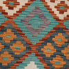 Hand Knotted Flatweave Kilim 2' 1" x 6' 4" ft / 63 x193 cm - No. R26089