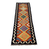 Hand Knotted Flatweave Kilim Runner 1' 11" x 6' 4" ft / 59 x192 cm - No. R26110