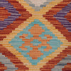 Hand Knotted Flatweave Kilim Runner 1' 11" x 6' 4" ft / 59 x192 cm - No. R26110