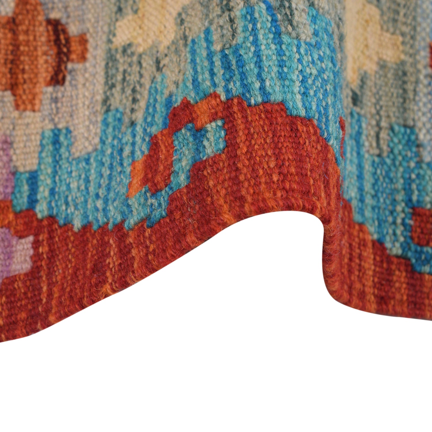 Hand Made Afghan Kilim Runner 2' 9" x 9' 9" ft / 83 x297 cm - No. R26113