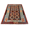 Hand Woven Wool Kelim 4' 4" x 6' 0" ft / 131 x 184 cm - No. P26253