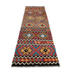 Hand Made Afghan Kilim Runner 2' 9" x 9' 10" ft / 84 x300 cm - No. R26289