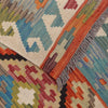 Hand Knotted Afghan Style Kilim 6' 8" x 9' 11" ft / 204 x 302 cm - No. R26308