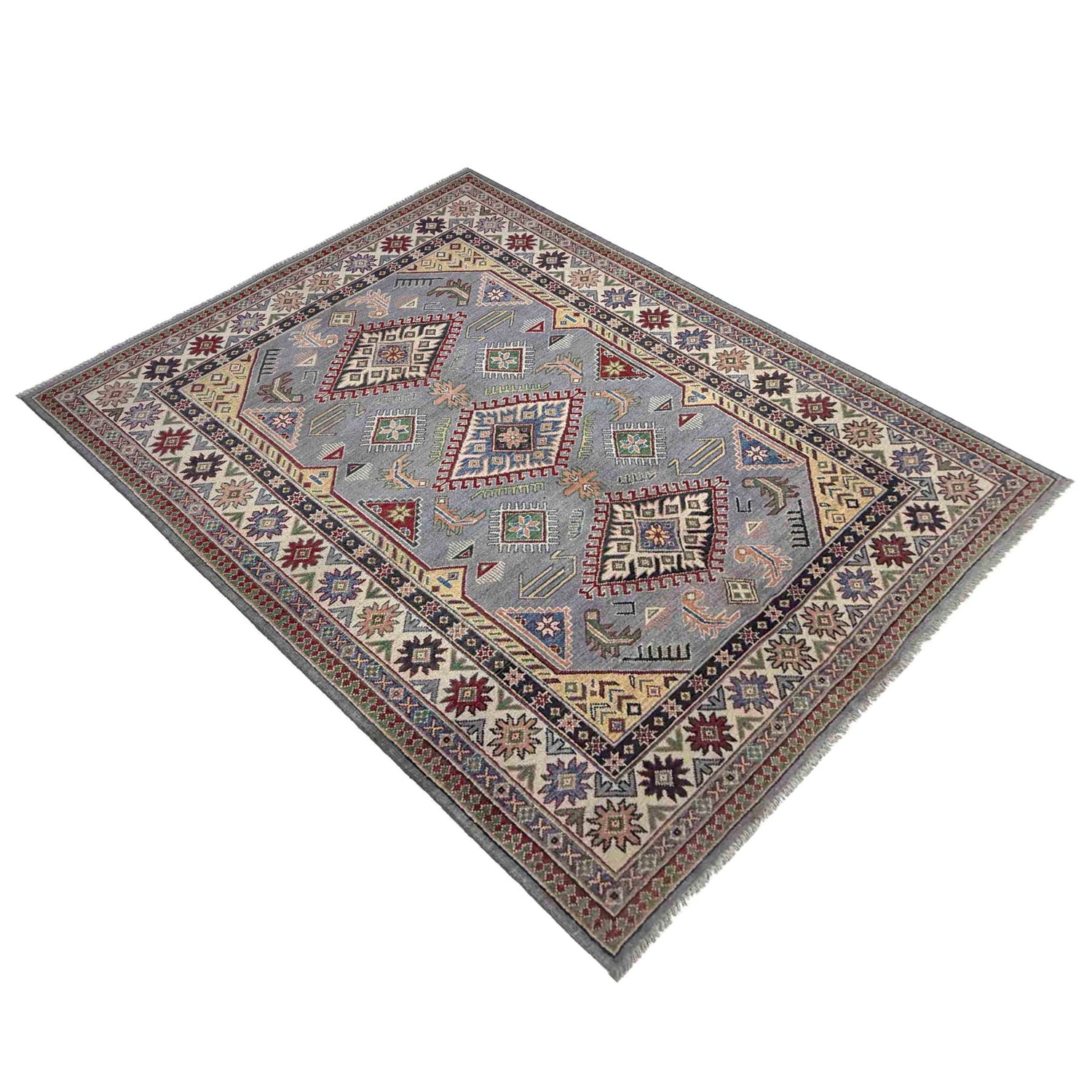 Oriental Kazak Rug 4' 11" x 6' 11" ft / 150 x 210 cm - No. R37362