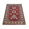 Hand knotted Kazak Carpet 4' 10" x 7' 8" ft / 148 x 234 cm - No. R37363