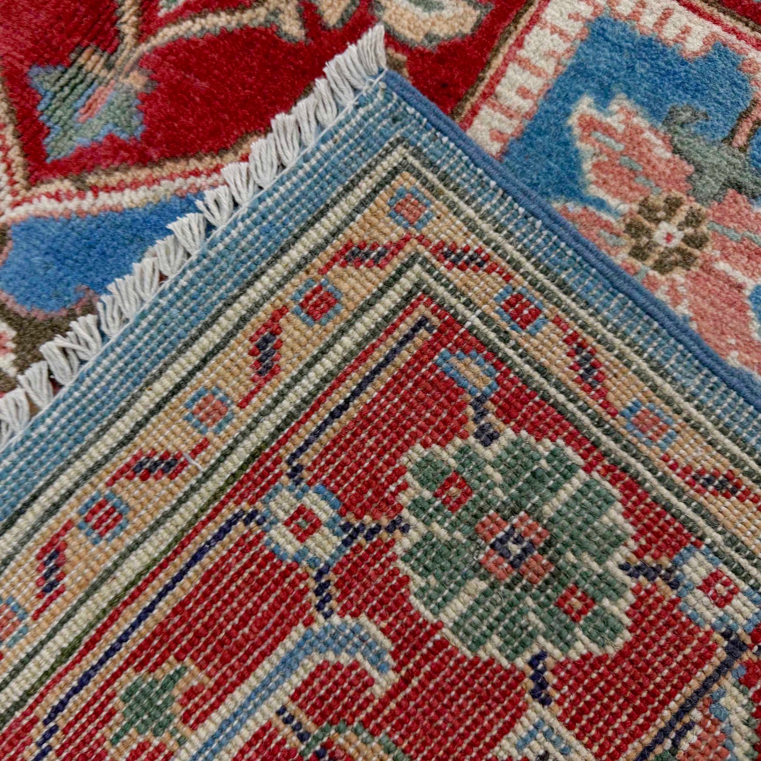 Hand Knotted Persian Heriz Area Rug 4' 11" x 6' 11" ft / 149 x 210 cm - No. R37364