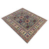 Gray Color Kazak Rug 4' 11" x 6' 6" ft / 149 x 199 cm - No. R37365