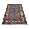 Blue Color Kazak Rug 4' 9" x 7' 10" ft / 146 x 239 cm - No. R37366