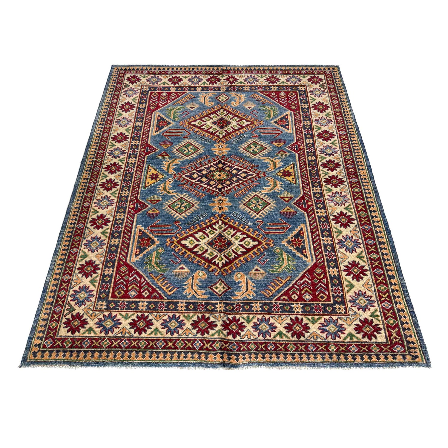 Oriental Kazak Rug 4' 11" x 6' 10" ft / 149 x 209 cm - No. R37368