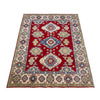 Hand Knotted Kazak Oriental Rug 5' 7" x 7' 10" ft / 169 x 238 cm - No. R37373