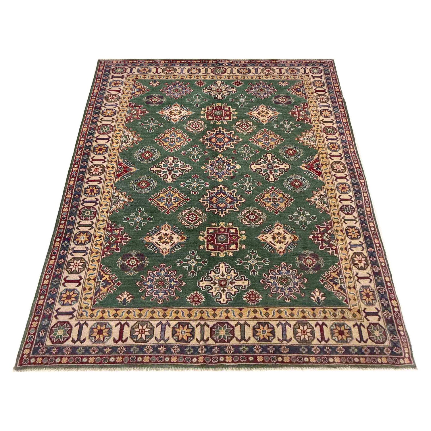 Oriental Kazak Rug 5' 5" x 8' 0" ft / 166 x 243 cm - No. R37375