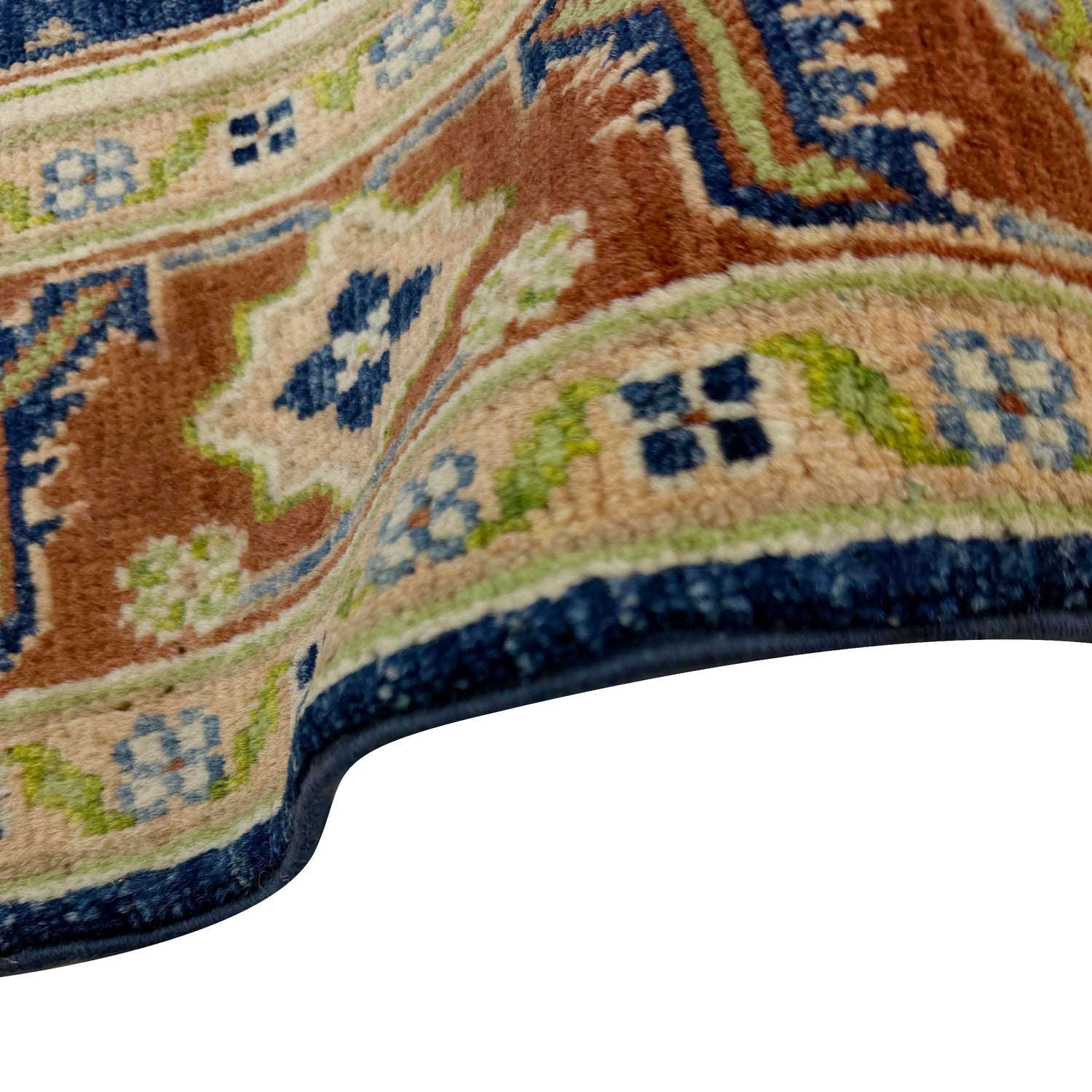 Hand Knotted Persian Heriz Area Rug 3' 11" x 5' 10" ft / 120 x 178 cm - No. R37376
