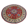 Hand Knotted Round Kazak Oriental Rug 4' 10" x 4' 11" ft / 148 x 150 cm - No. R37384