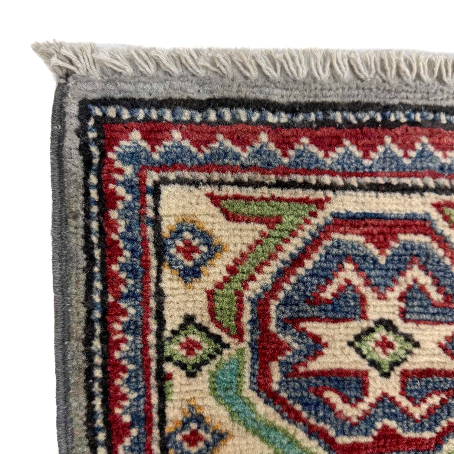 Hand Knotted Kazak Oriental Rug 4' 8" x 6' 5" ft / 141 x 195 cm - No. R37385