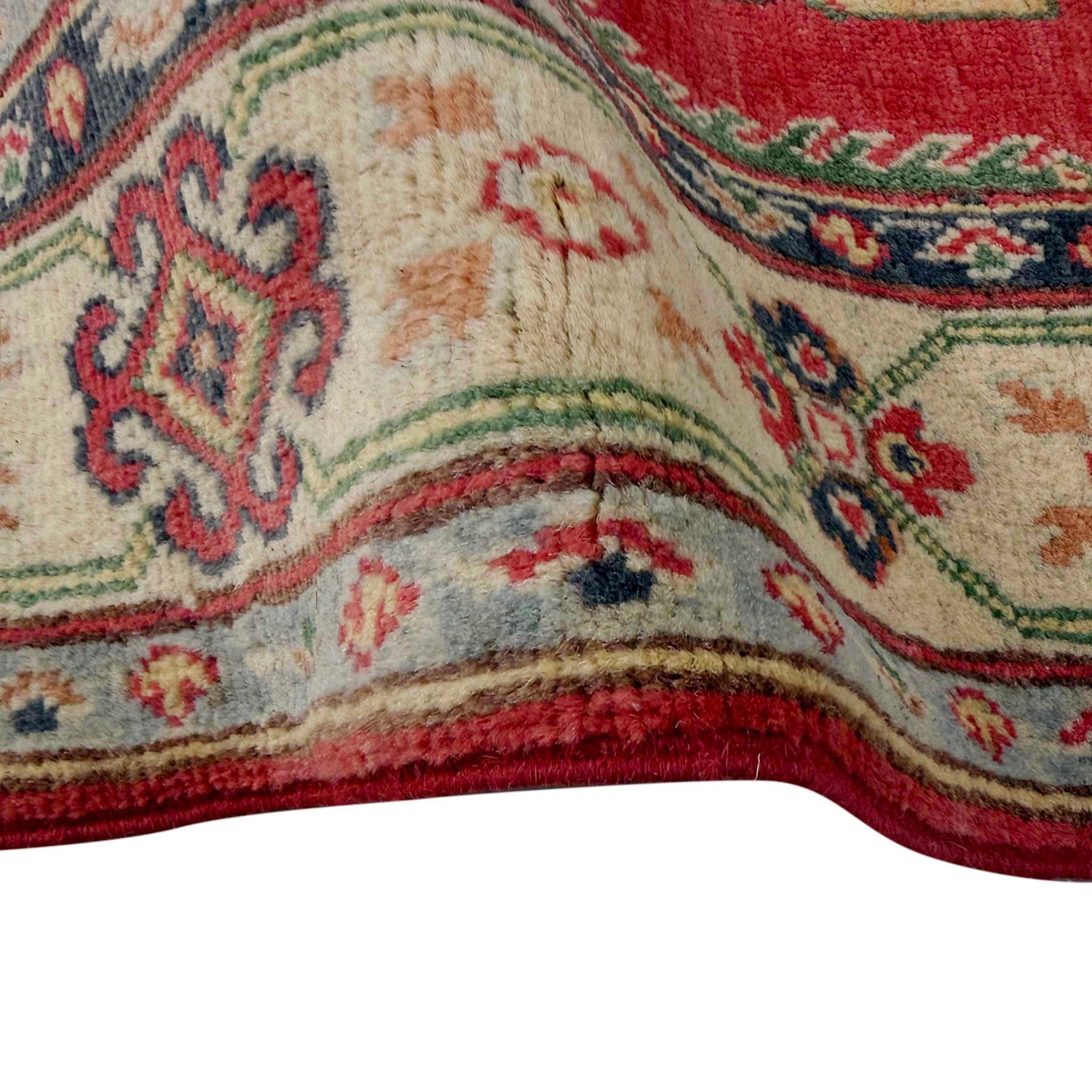 Oriental Kazak Rug 4' 0" x 5' 10" ft / 121 x 177 cm - No. R37386