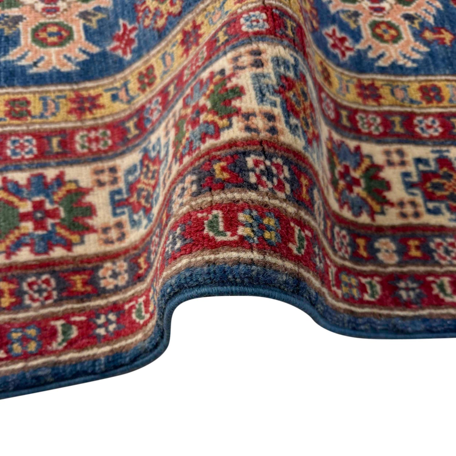 Hand knotted Kazak Carpet 3' 10" x 5' 10" ft / 117 x 177 cm - No. R37387