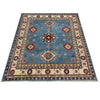 Blue Color Kazak Rug 4' 10" x 6' 2" ft / 148 x 187 cm - No. R37388
