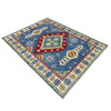 Handmade Kazak Area Rug 3' 10" x 5' 10" ft / 118 x 179 cm - No. R37389