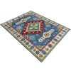 Handmade Kazak Area Rug 3' 10" x 5' 10" ft / 118 x 179 cm - No. R37389
