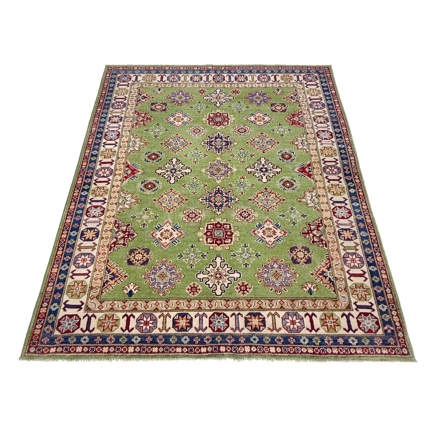 Hand knotted Kazak Rugs 5' 7" x 8' 0" ft / 169 x 244 cm - No. R37393