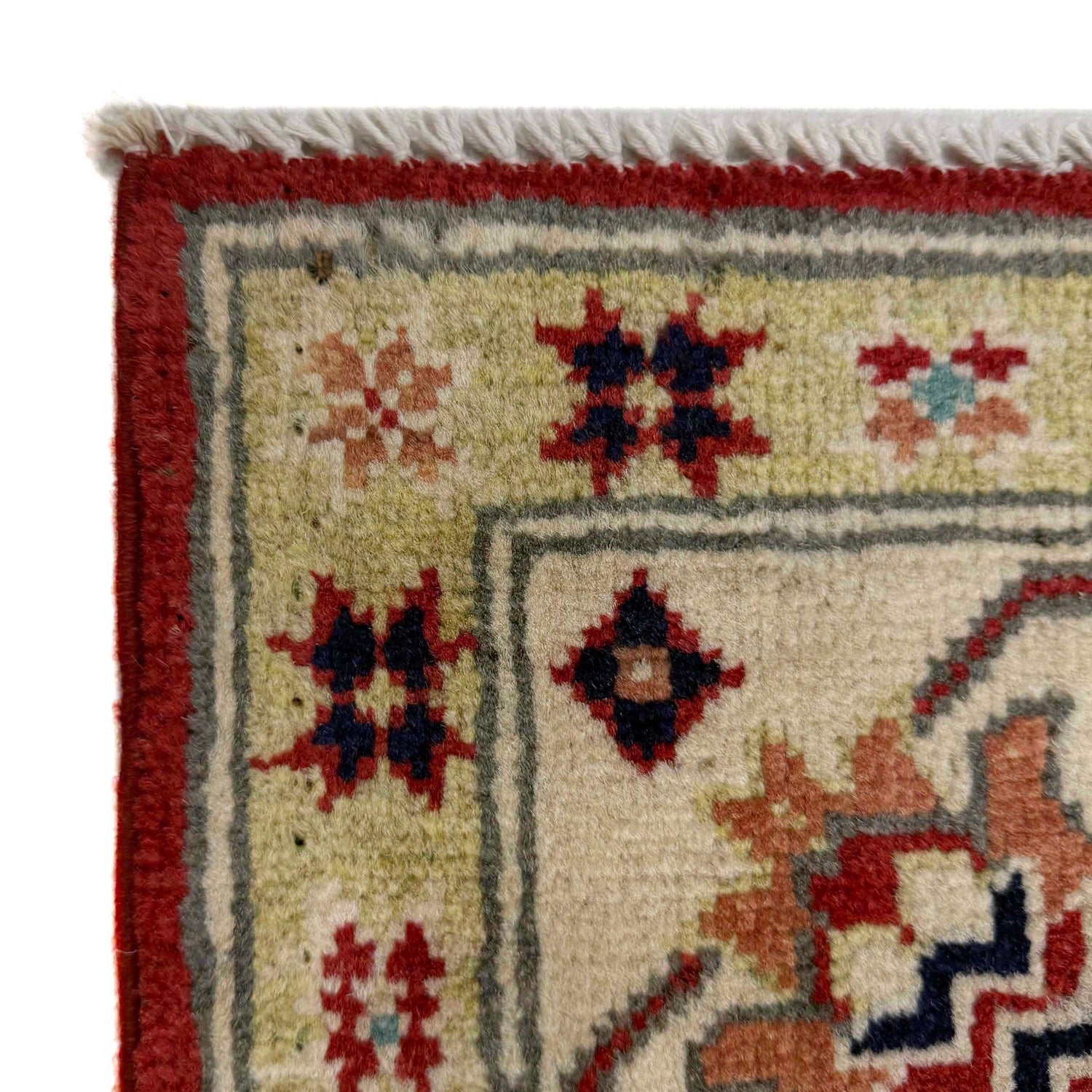 Handmade Kazak Area Rug 5' 0" x 6' 8" ft / 153 x 204 cm - No. R37394