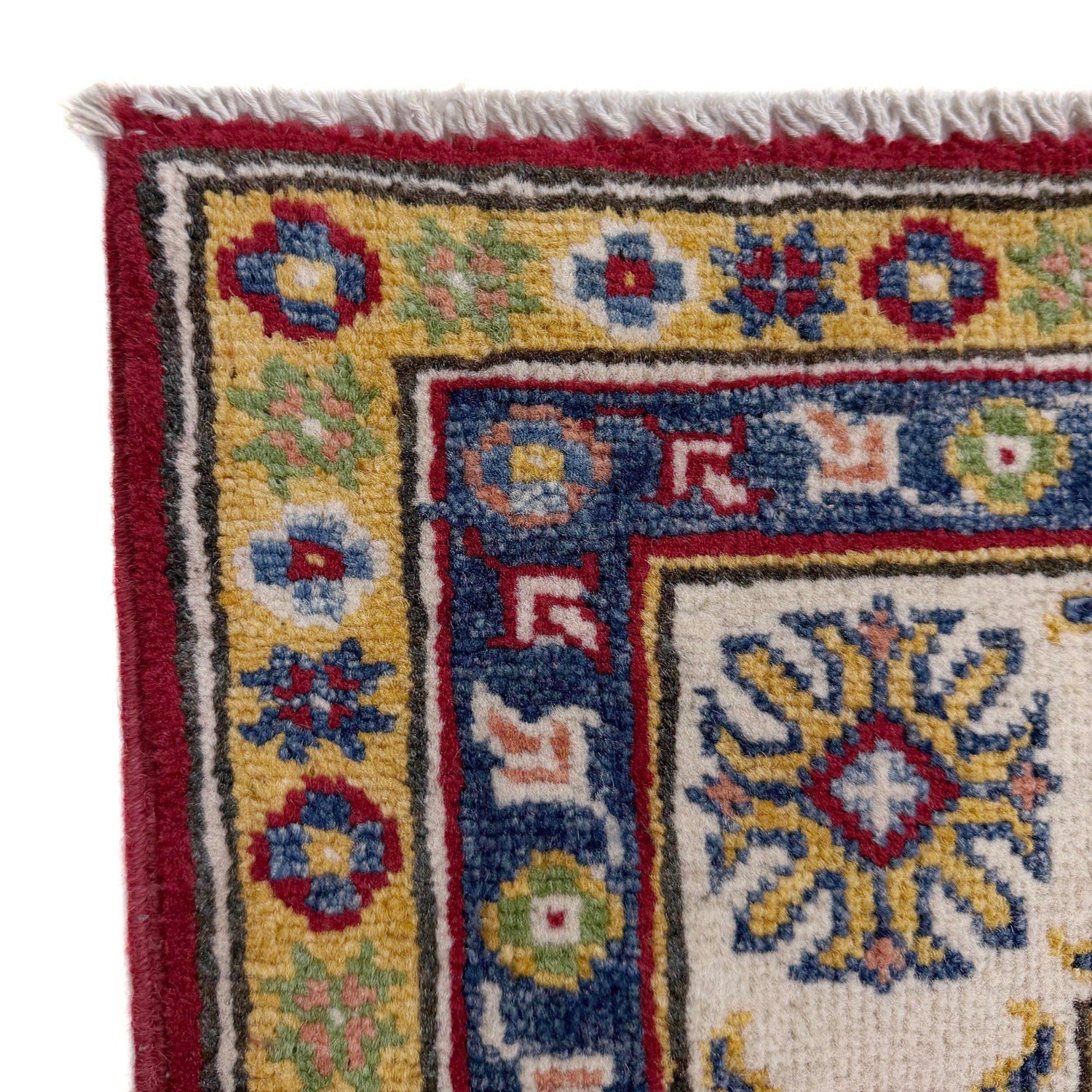 Red Color Kazak Rug 4' 8" x 6' 7" ft / 142 x 201 cm - No. R37398