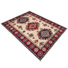 Beige Color Kazak Rug 3' 11" x 5' 8" ft / 120 x 172 cm - No. R37399