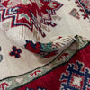 Beige Color Kazak Rug 3' 11" x 5' 8" ft / 120 x 172 cm - No. R37399