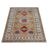 Hand Knotted Kazak Oriental Rug 4' 11" x 7' 1" ft / 150 x 217 cm - No. R37400
