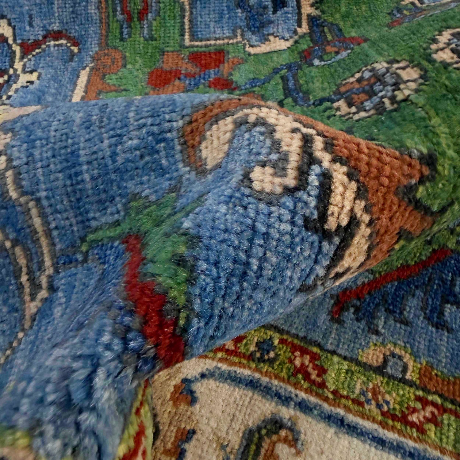 Hand knotted Kazak Carpet 5' 1" x 7' 1" ft / 156 x 215 cm - No. R37403