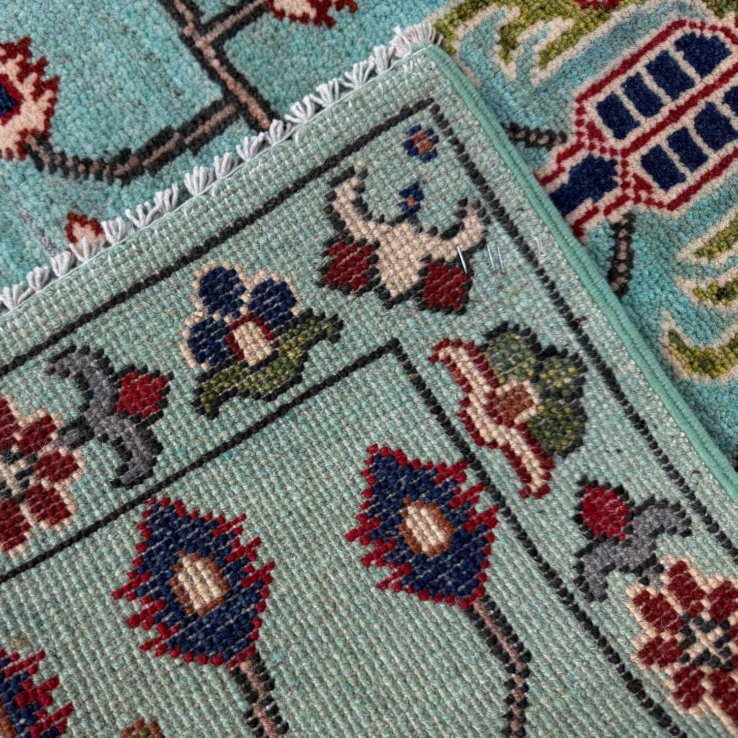 Hand knotted Contemporary Style Sultani Rug Runner 2' 11" x 9' 7" ft / 90 x 292 cm - No. R37405