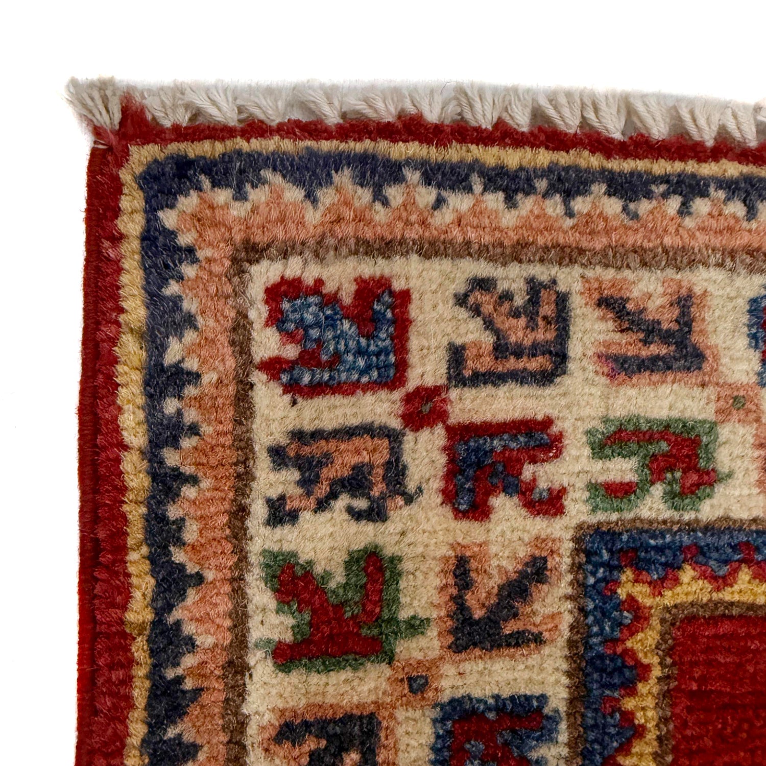 Hand knotted Kazak Runner Carpet 2' 8" x 8' 4" ft / 81 x 253 cm - No. R37406