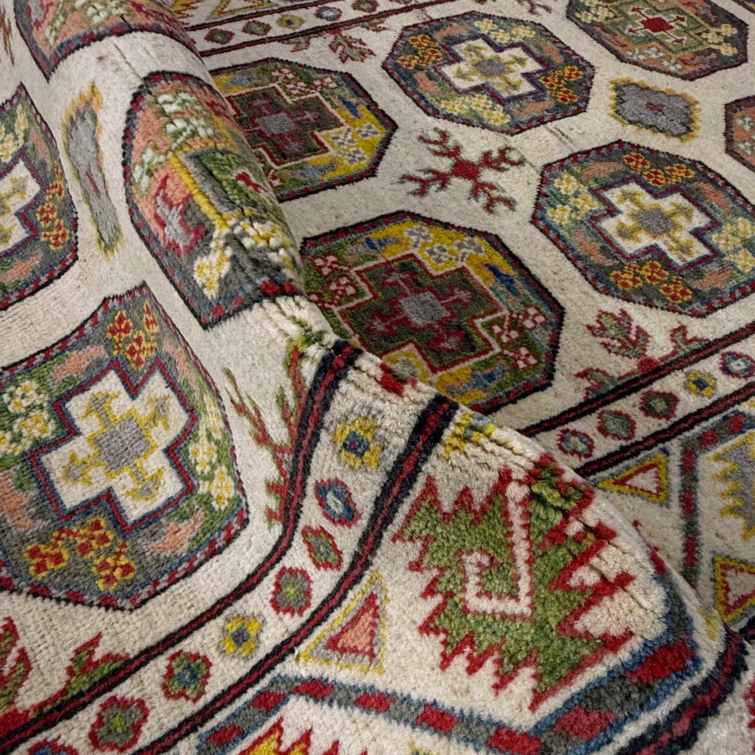 Authentic Oriental Waziri Runner Carpet  3' 3" x 9' 9" ft / 99 x 298 cm - No. R37407