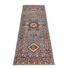 Hand knotted Kazak Runner Rugs 1' 10" x 5' 9" ft / 57 x 175 cm - No. R37409
