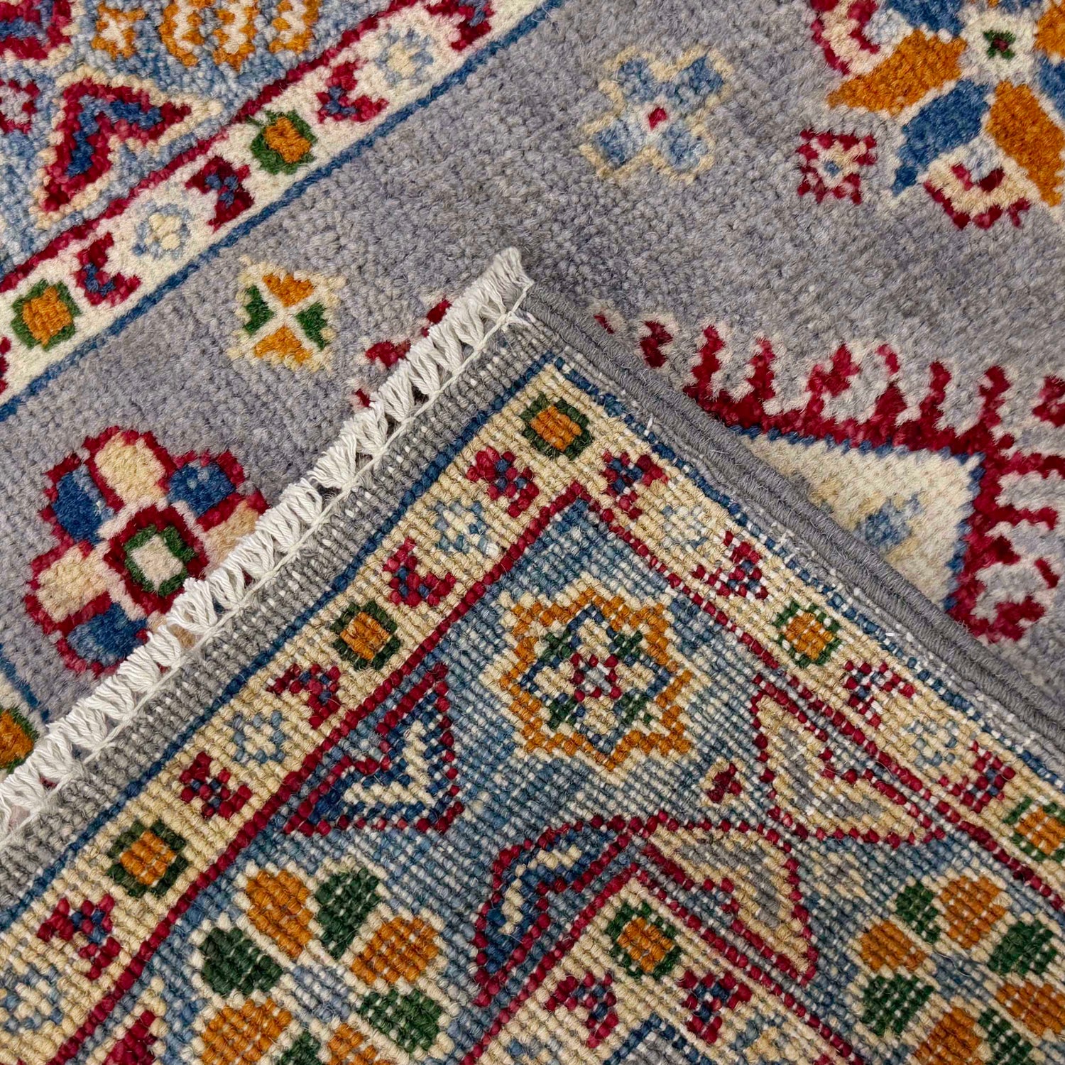 Hand knotted Kazak Runner Rugs 1' 10" x 5' 9" ft / 57 x 175 cm - No. R37409