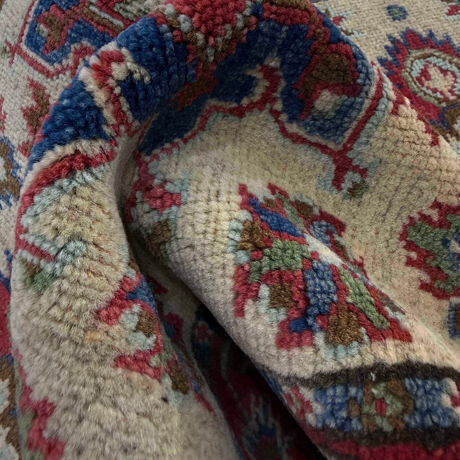 Hand knotted Kazak Runner Carpet 2' 1" x 5' 9" ft / 63 x 176 cm - No. R37414