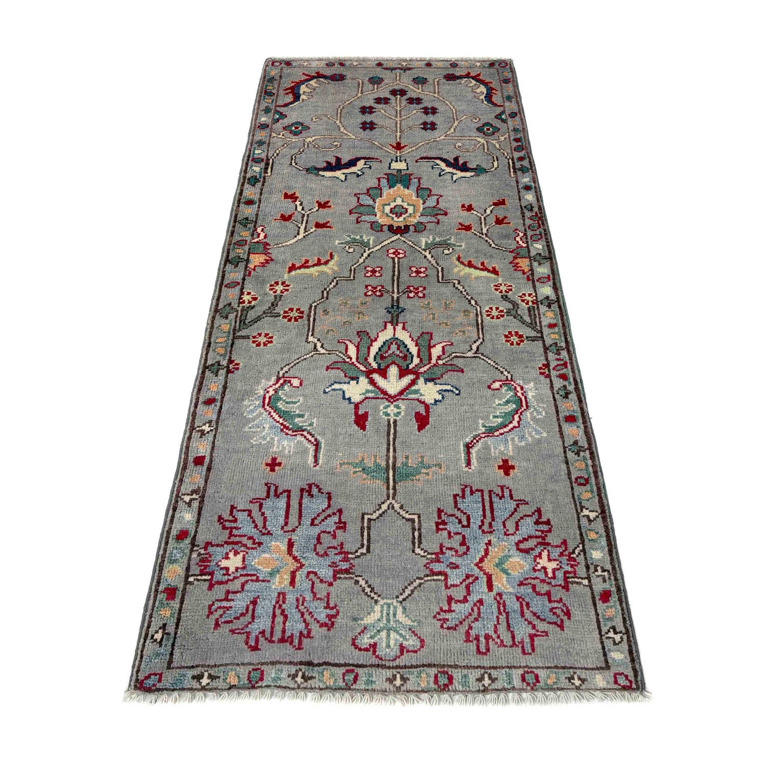 Handmade Sultani Area Rug Runner 2' 0" x 4' 10" ft / 60 x 148 cm - No. R37418