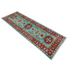 Blue Color Kazak Runner Rug 1' 10" x 5' 7" ft / 57 x 171 cm - No. R37419