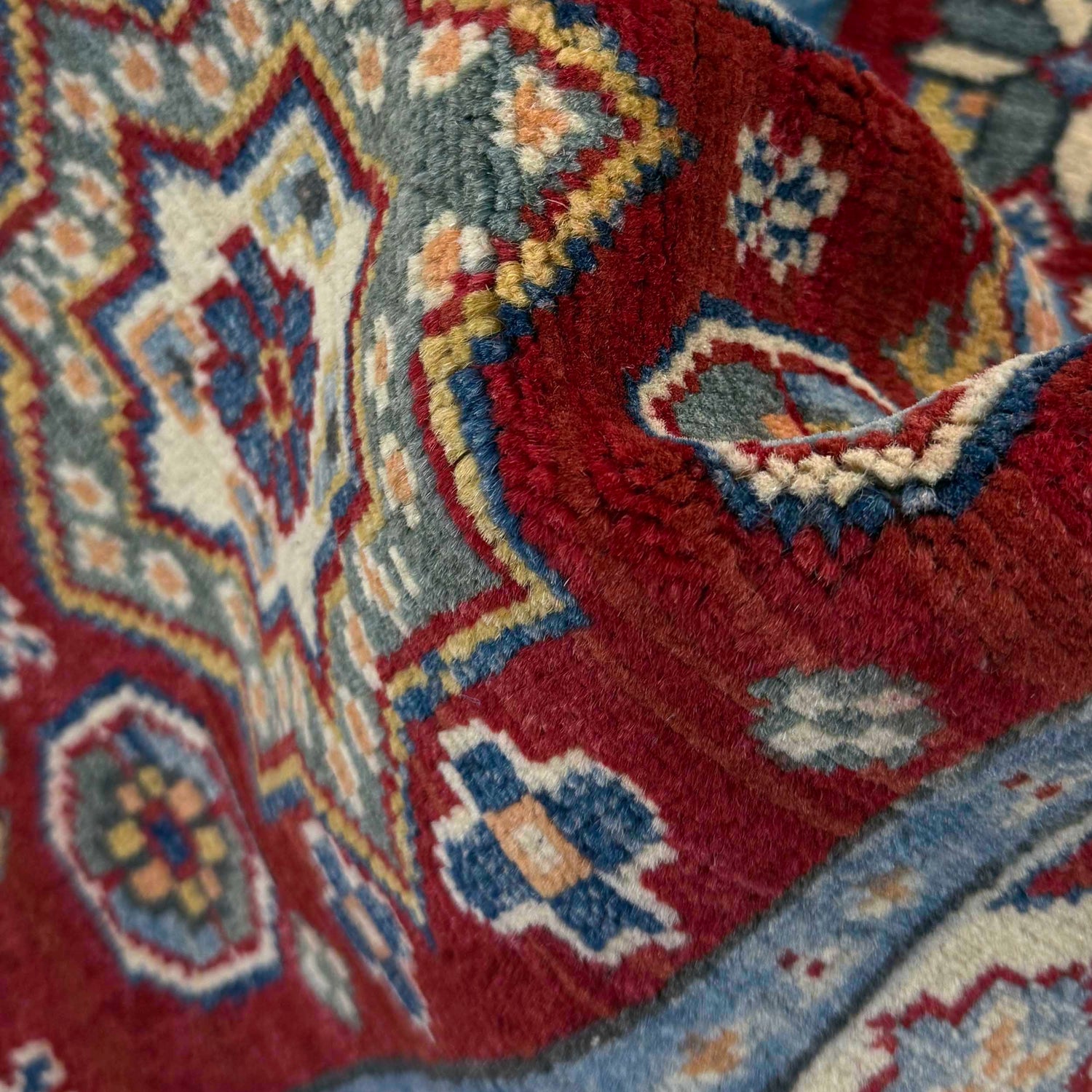 Oriental Kazak Runner Rug 1' 10" x 5' 1" ft / 56 x 156 cm - No. R37420
