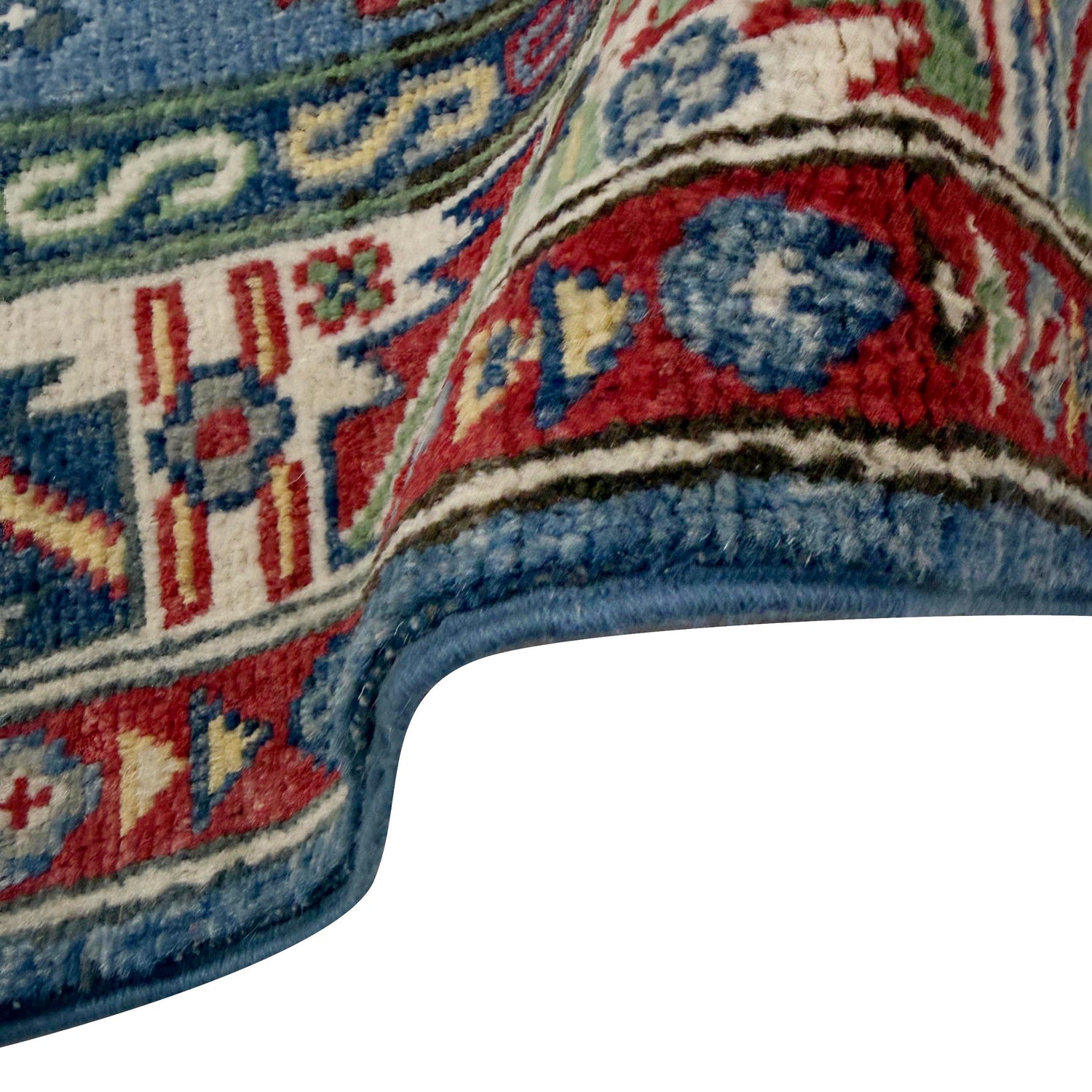 Hand knotted Kazak Runner Carpet 2' 7" x 6' 7" ft / 78 x 201 cm - No. R37421