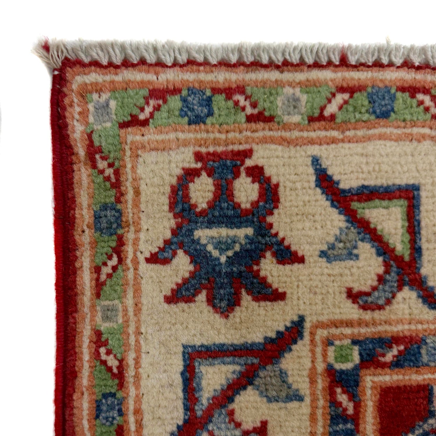 Handmade Kazak Area Runner Rug 2' 6" x 9' 7" ft / 77 x 293 cm - No. R37427