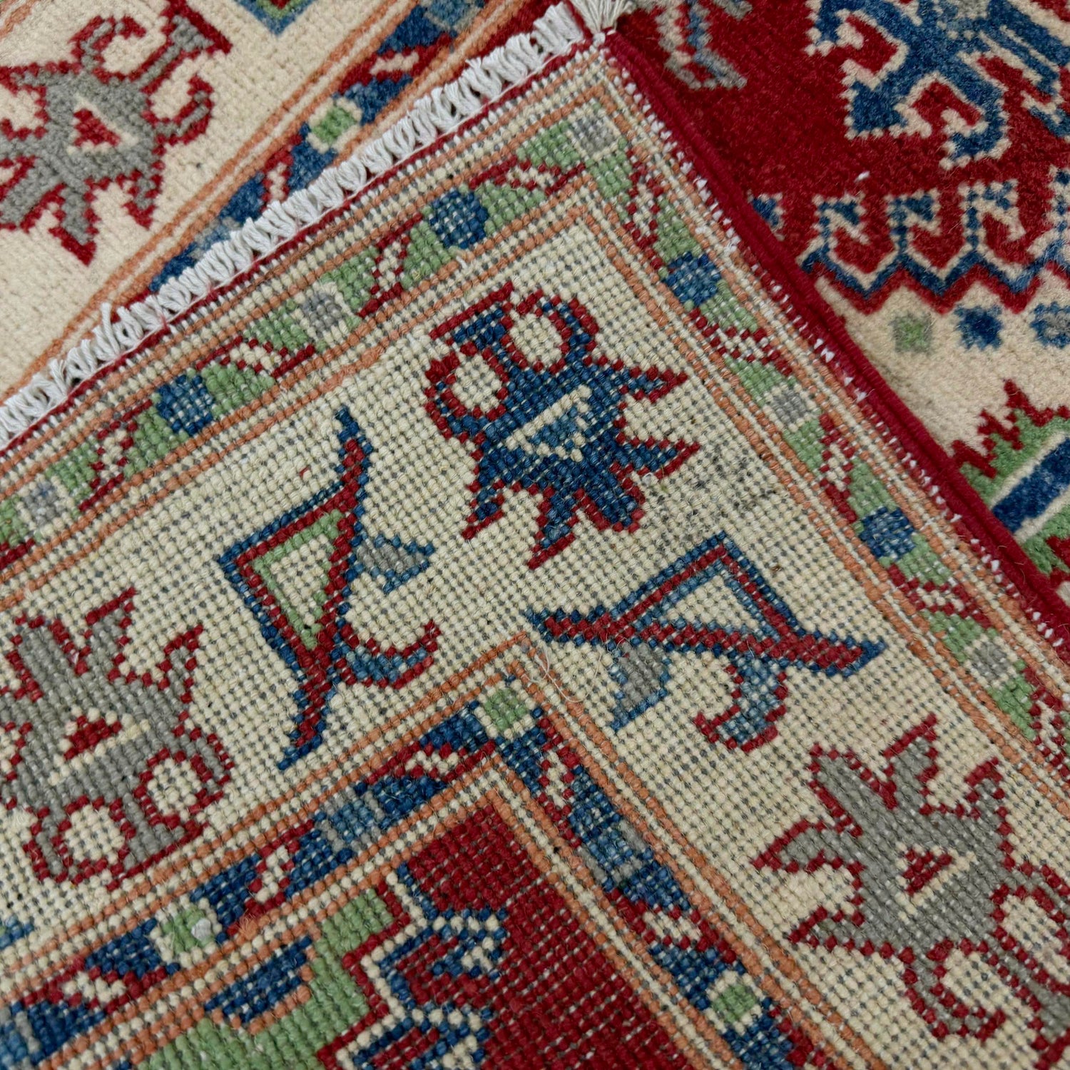 Handmade Kazak Area Runner Rug 2' 6" x 9' 7" ft / 77 x 293 cm - No. R37427