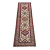 Hand Knotted Kazak Oriental Runner Rug 2' 5" x 9' 9" ft / 74 x 297 cm - No. R37428