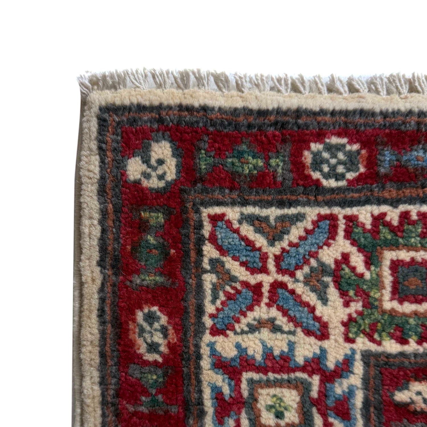 Hand Knotted Kazak Oriental Runner Rug 2' 5" x 9' 9" ft / 74 x 297 cm - No. R37428