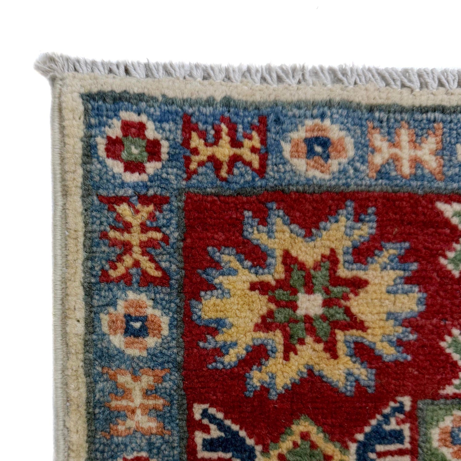 Hand Knotted Kazak Oriental Runner Rug 2' 7" x 9' 9" ft / 80 x 296 cm - No. R37429